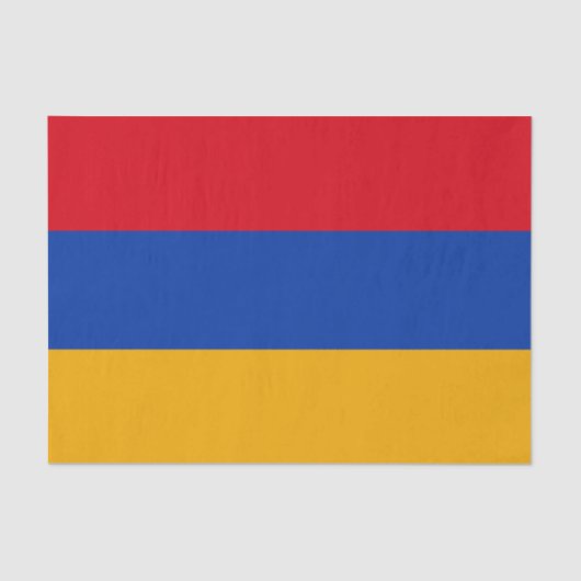 Armenia fashion, Armenian Flag tissue paper 薄葉紙 (正面)