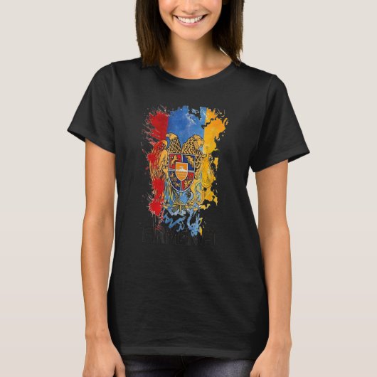 Armenia Flag Armenian clothes Armenia for wome Tシャツ (正面)