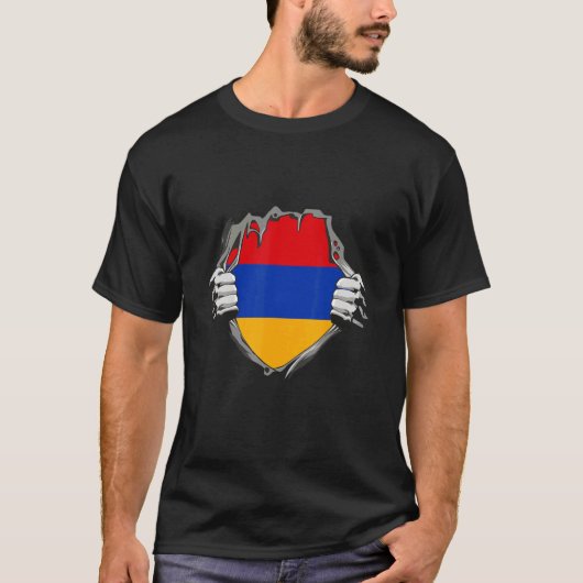 Armenia flag tシャツ (正面)