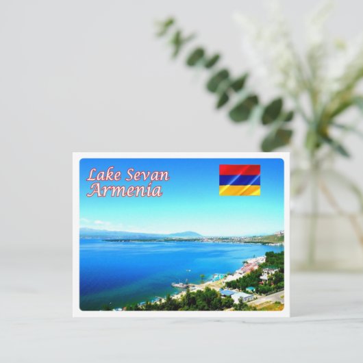 Armenia - Gegharkunik - Lake Sevan - ポストカード (スタンド正面)