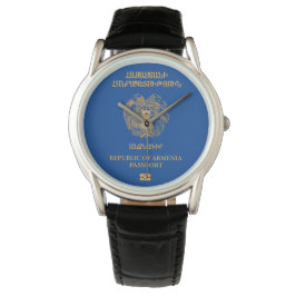 Armenia passport wristwatch 腕時計