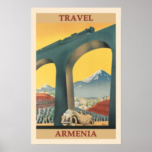 Armenia Travel Poster ポスター (正面)