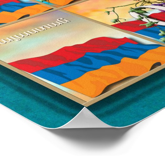 Armenian Alphabet Seasons ポスター (角)