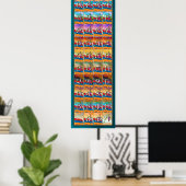 Armenian Alphabet Seasons ポスター (ホームオフィス)