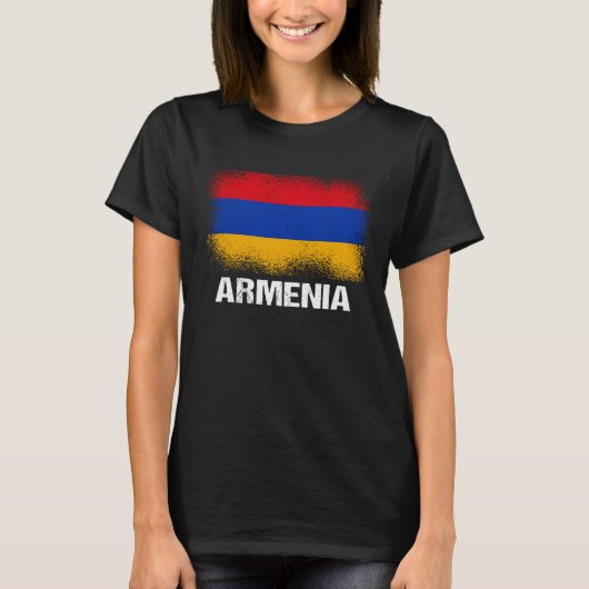 Armenian Flag Armenia Tシャツ (正面)
