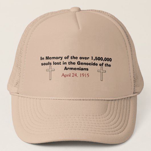 Armenian Genocide Hat キャップ (正面)