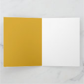 Armenian Happy New Year Elegant Gold Greeting Card カード (内部)