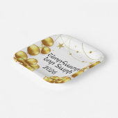 Armenian Happy New Year Elegant Gold Paper Plates ペーパープレート (傾斜あり)