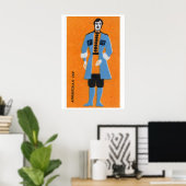 Armenian Man - Matchbox Print - Aesthetic Wall Art ポスター (ホームオフィス)