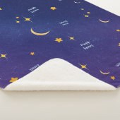 Armenian Night Sky Sweet Dreams Sherpa Blanket  シェルパブランケット (3/4)