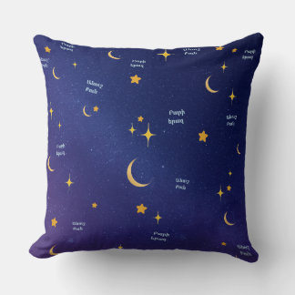 Armenian Night Sky “Sweet Dreams” Throw Pillow  クッション