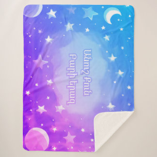 Armenian “Sweet Dreams” Starry Sky Sherpa Blanket シェルパブランケット