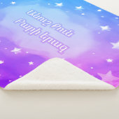 Armenian “Sweet Dreams” Starry Sky Sherpa Blanket シェルパブランケット (3/4)