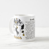 Armijo、起源、意味および頂上 コーヒーマグカップ (正面左)