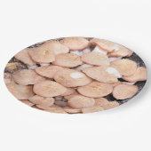 Armillariaのtabescensかringless蜂蜜きのこ ペーパープレート (アングル)