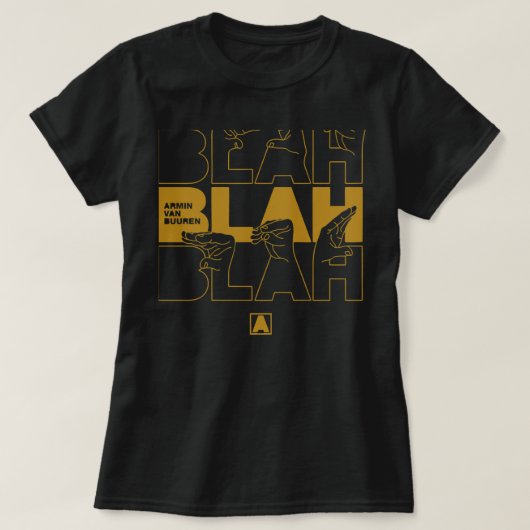 Armin最高の Van Buuren Blah Blah Blah Blah Mの販売 Tシャツ (デザイン正面)