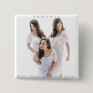 Armonia 「希望を持ってハート」ピン 缶バッジ