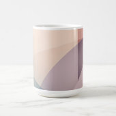 Armonía etérea Resumen Arte Color Pastel moderno コーヒーマグカップ (中央)
