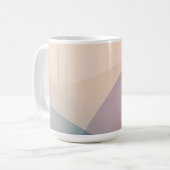 Armonía etérea Resumen Arte Color Pastel moderno コーヒーマグカップ (正面左)
