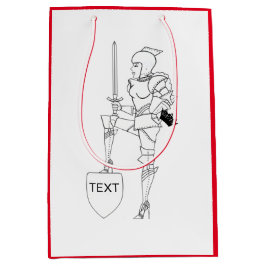 Armor Divaのスーツをパーソナライズ中抱き枕 ミディアムペーパーバッグ