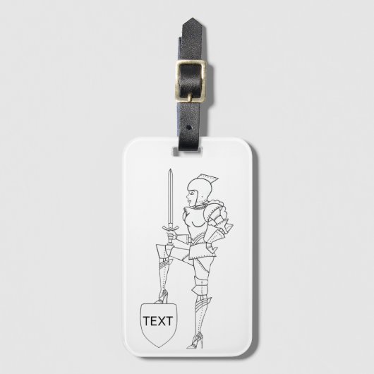 Armor Divaの個人設定 ラゲッジタグ (正面縦)