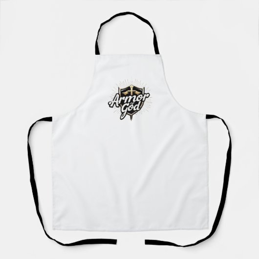 Armor of God Apron | Faith-Based Kitchen Apron  エプロン (正面)