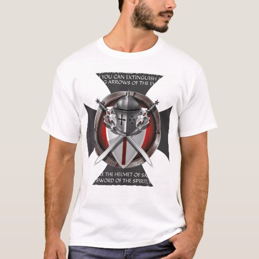 Armor Of God Shirts Men Women Kids Christian Bible Tシャツ (正面)