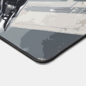 Armored Cyborg Graphic Novel Mecha Gamer デスクマット (コーナー)