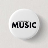 ArmorStudios文字ロゴ 缶バッジ (正面)