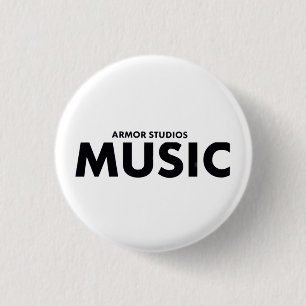 ArmorStudios文字ロゴ 缶バッジ