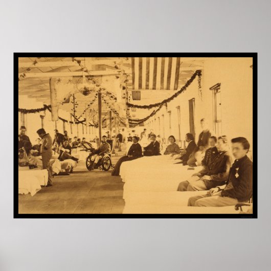 Armory Square Hospital DC 1864負傷者 ポスター (正面)