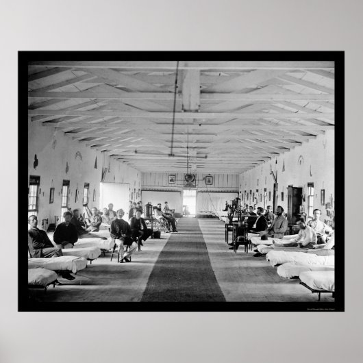 Armory Square Hospital in Washington, DC 1865 ポスター (正面)