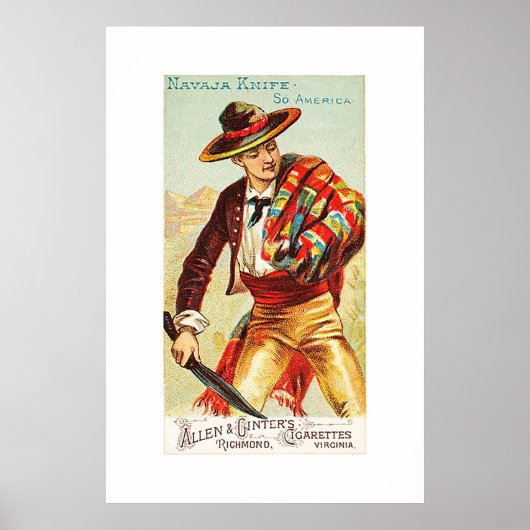 Arms of All NationsシリーズのNavaja Knife ポスター (正面)