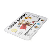 ARMSAKIMBO 2人の子供 バスマット (アングル)