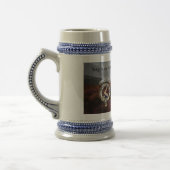 Armstrong Clan Badge & Stag Personalized ビールジョッキ (左)