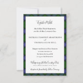 Armstrong Clan Tartan Scottish Plaid 招待状 (正面)