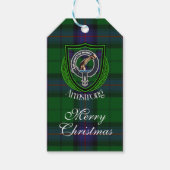 Armstrong Scottish Clan Tartan & Crest ギフトタグ (正面)