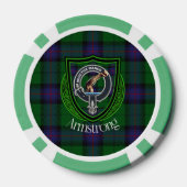 Armstrong Scottish Clan Tartan & Crest ポーカーチップ (裏面)
