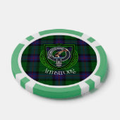 Armstrong Scottish Clan Tartan & Crest ポーカーチップ (シングル)