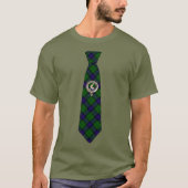 Armstrong Tartan Necktie T-Shirt w/Badge Tシャツ (正面)