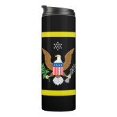 Army colors Plus Defense emblem - Personalize タンブラー (回転右)