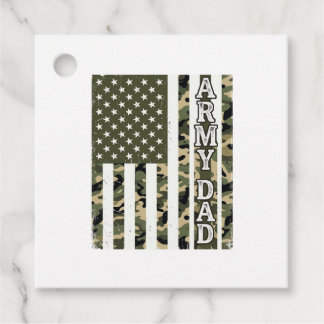 Army Dad Camo American Flag Vintage Shirt Design_1 フェイバータグ