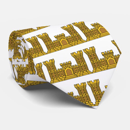 Army Engineer Insignia ネクタイ (ロール)