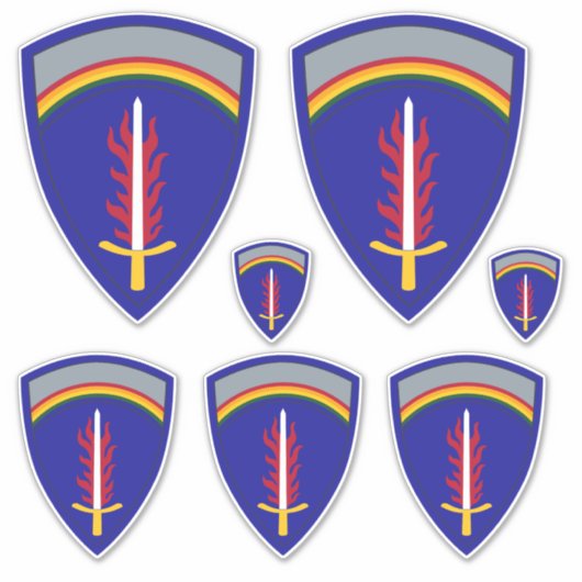 Army Europe USAREUR シール (正面)