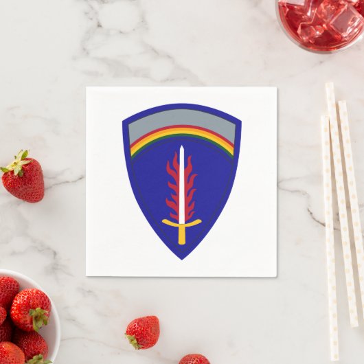 Army Europe USAREUR スタンダードカクテルナプキン (インサイチュ)