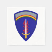 Army Europe USAREUR スタンダードカクテルナプキン (正面)