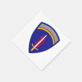 Army Europe USAREUR スタンダードカクテルナプキン (角)
