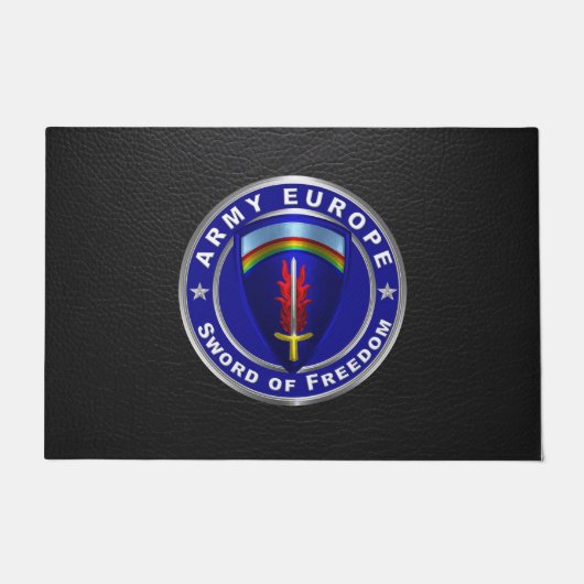 Army Europe USAREUR ドアマット (正面)