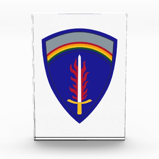 Army Europe USAREUR Insignia フォトブロック (正面)