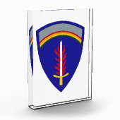 Army Europe USAREUR Insignia フォトブロック (左)